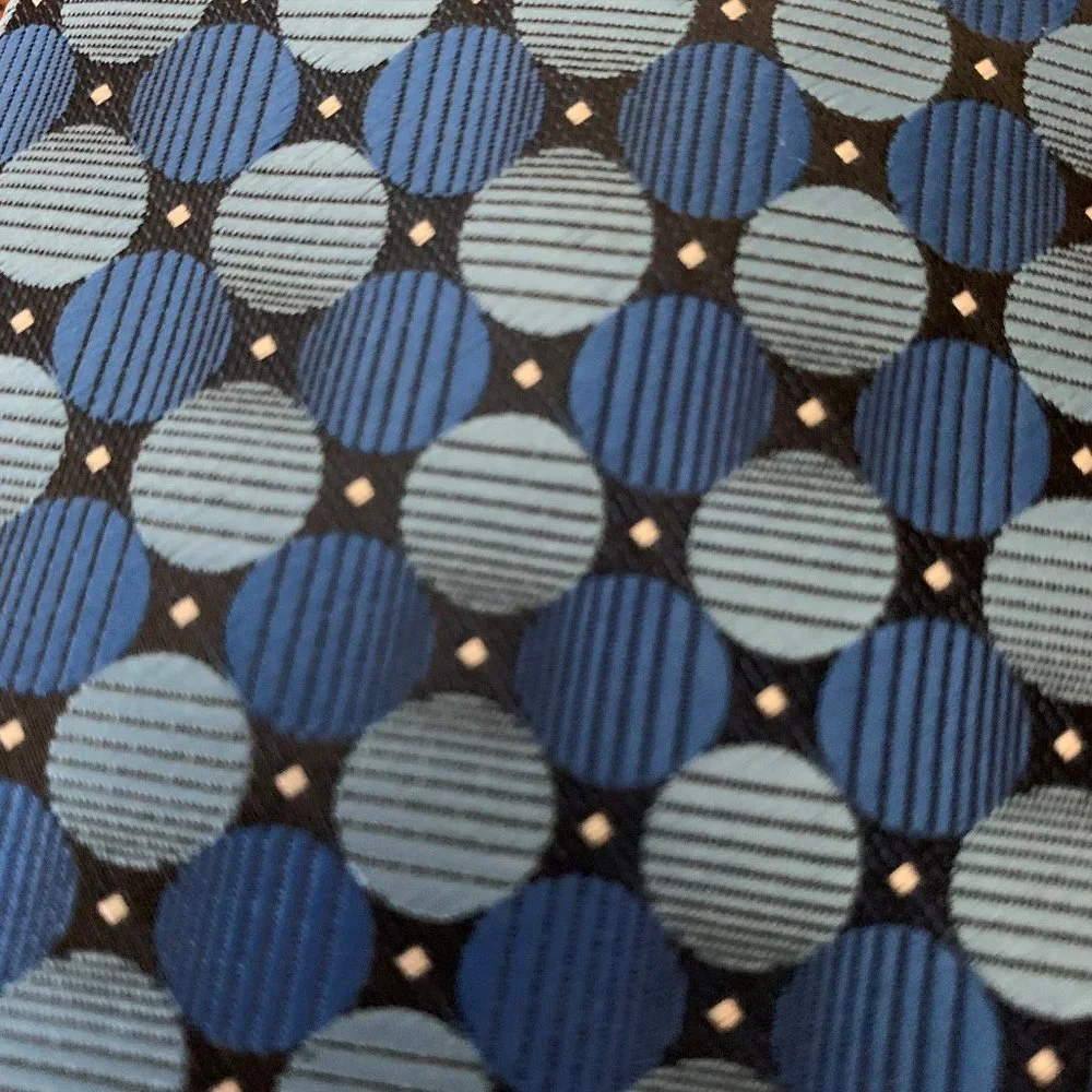 Gold Series blue tie